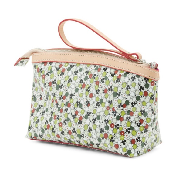 CAVALCANTI Collection Leather Beauty Case Wristlet - Picture 2 of 3